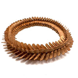 Infinity Loop: Interlocking Bits Folk Art Whimsy Wreath, 10 Inch diameter