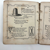The Riddler, G.W Cottrell, Boston, 1845 - Amazing Wallpaper Covered Book of Word Puzzles