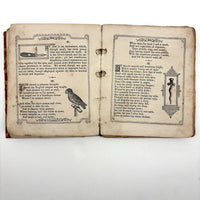 The Riddler, G.W Cottrell, Boston, 1845 - Amazing Wallpaper Covered Book of Word Puzzles