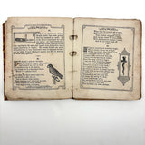 The Riddler, G.W Cottrell, Boston, 1845 - Amazing Wallpaper Covered Book of Word Puzzles