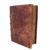 Antique Handmade Book Box with Interior Portrait