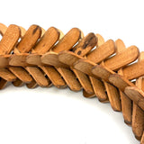 Infinity Loop: Interlocking Bits Folk Art Whimsy Wreath, 10 Inch diameter