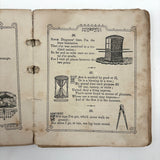 The Riddler, G.W Cottrell, Boston, 1845 - Amazing Wallpaper Covered Book of Word Puzzles