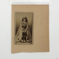 Set of 3 1890s Kinney Brothers Actresses Series Cigarette Cards, Newly Matted