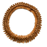 Infinity Loop: Interlocking Bits Folk Art Whimsy Wreath, 10 Inch diameter
