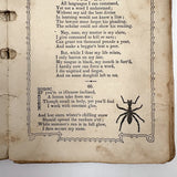 The Riddler, G.W Cottrell, Boston, 1845 - Amazing Wallpaper Covered Book of Word Puzzles