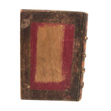 Antique Handmade Book Box with Interior Portrait