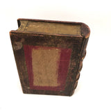 Antique Handmade Book Box with Interior Portrait