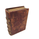 Antique Handmade Book Box with Interior Portrait