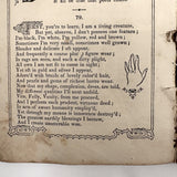 The Riddler, G.W Cottrell, Boston, 1845 - Amazing Wallpaper Covered Book of Word Puzzles