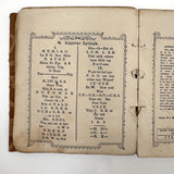 The Riddler, G.W Cottrell, Boston, 1845 - Amazing Wallpaper Covered Book of Word Puzzles