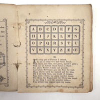The Riddler, G.W Cottrell, Boston, 1845 - Amazing Wallpaper Covered Book of Word Puzzles