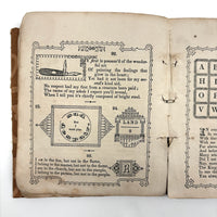 The Riddler, G.W Cottrell, Boston, 1845 - Amazing Wallpaper Covered Book of Word Puzzles