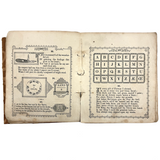 The Riddler, G.W Cottrell, Boston, 1845 - Amazing Wallpaper Covered Book of Word Puzzles