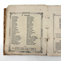The Riddler, G.W Cottrell, Boston, 1845 - Amazing Wallpaper Covered Book of Word Puzzles