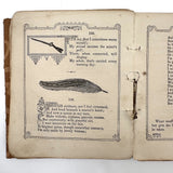The Riddler, G.W Cottrell, Boston, 1845 - Amazing Wallpaper Covered Book of Word Puzzles