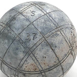 Beautiful Old Painted Iron Boules Ball