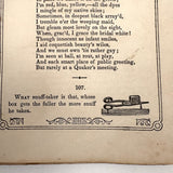 The Riddler, G.W Cottrell, Boston, 1845 - Amazing Wallpaper Covered Book of Word Puzzles