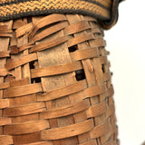 Miniature Mohawk Splint Pack Basket, c. Early 20th Century