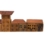 Sweet Old Partial Set of Modular House and Roof Blocks with A Few Hand-Drawn Additions