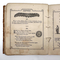 The Riddler, G.W Cottrell, Boston, 1845 - Amazing Wallpaper Covered Book of Word Puzzles