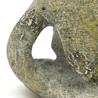 Finely Carved Inuit Green Serpentine Stone Polar Bear (Henry Evaluardjuk?)