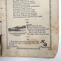 The Riddler, G.W Cottrell, Boston, 1845 - Amazing Wallpaper Covered Book of Word Puzzles