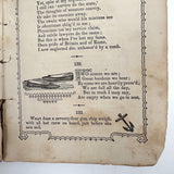 The Riddler, G.W Cottrell, Boston, 1845 - Amazing Wallpaper Covered Book of Word Puzzles