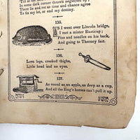 The Riddler, G.W Cottrell, Boston, 1845 - Amazing Wallpaper Covered Book of Word Puzzles