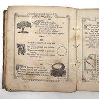 The Riddler, G.W Cottrell, Boston, 1845 - Amazing Wallpaper Covered Book of Word Puzzles