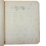 Sweet Old Composition Notebook with Scattered Delights