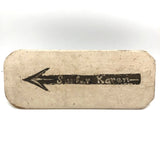 Surfer Karen Handmade Make Do Skateboard with Roller Skate Wheels