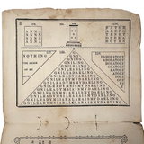 The Riddler, G.W Cottrell, Boston, 1845 - Amazing Wallpaper Covered Book of Word Puzzles