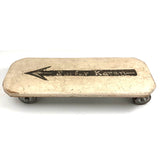 Surfer Karen Handmade Make Do Skateboard with Roller Skate Wheels