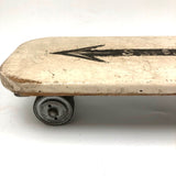 Surfer Karen Handmade Make Do Skateboard with Roller Skate Wheels