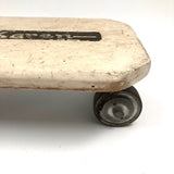 Surfer Karen Handmade Make Do Skateboard with Roller Skate Wheels