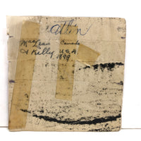 MacLean vs. Kelly, Beaten Up 1899 Boxing Match Snapshot with Ring Rope Horizontal