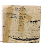 MacLean vs. Kelly, Beaten Up 1899 Boxing Match Snapshot with Ring Rope Horizontal