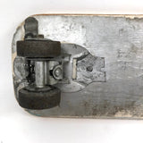 Surfer Karen Handmade Make Do Skateboard with Roller Skate Wheels