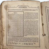 The Riddler, G.W Cottrell, Boston, 1845 - Amazing Wallpaper Covered Book of Word Puzzles