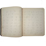 Sweet Old Composition Notebook with Scattered Delights