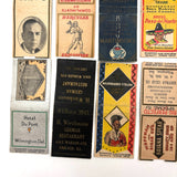 Large Collection of Old Match Book Covers, Mostly c. 1920s-40s