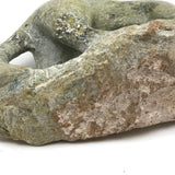 Finely Carved Inuit Green Serpentine Stone Polar Bear (Henry Evaluardjuk?)