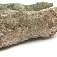Finely Carved Inuit Green Serpentine Stone Polar Bear (Henry Evaluardjuk?)