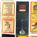 Large Collection of Old Match Book Covers, Mostly c. 1920s-40s