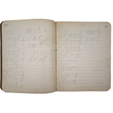 Sweet Old Composition Notebook with Scattered Delights