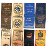 Large Collection of Old Match Book Covers, Mostly c. 1920s-40s