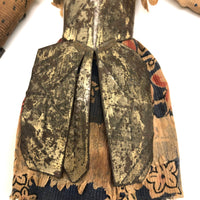 Knight in Tin Armor, Wonderful Old Italian Folk Art Marionette with Budweiser Can Shield
