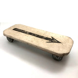 Surfer Karen Handmade Make Do Skateboard with Roller Skate Wheels