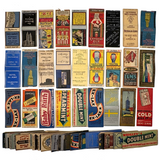 Large Collection of Old Match Book Covers, Mostly c. 1920s-40s